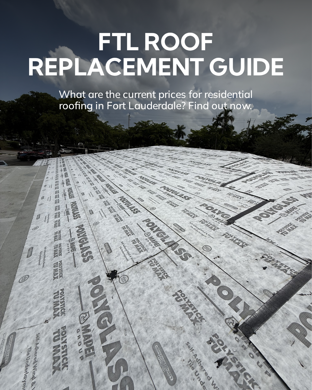 Residential roof replacement service in Fort Lauderdale, FL by Rainbow Roofing Solutions, LLC
