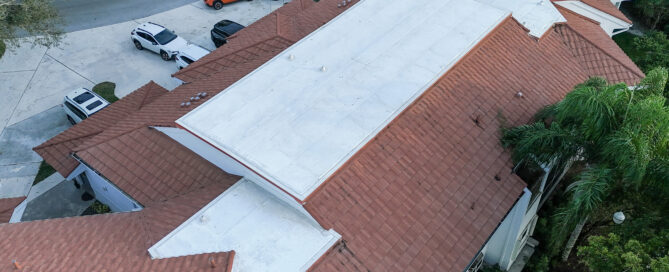 Commercial roof replacement project in Fort Lauderdale by Rainbow Roofing Solutions, LLC — licensed and insured Florida roofing experts