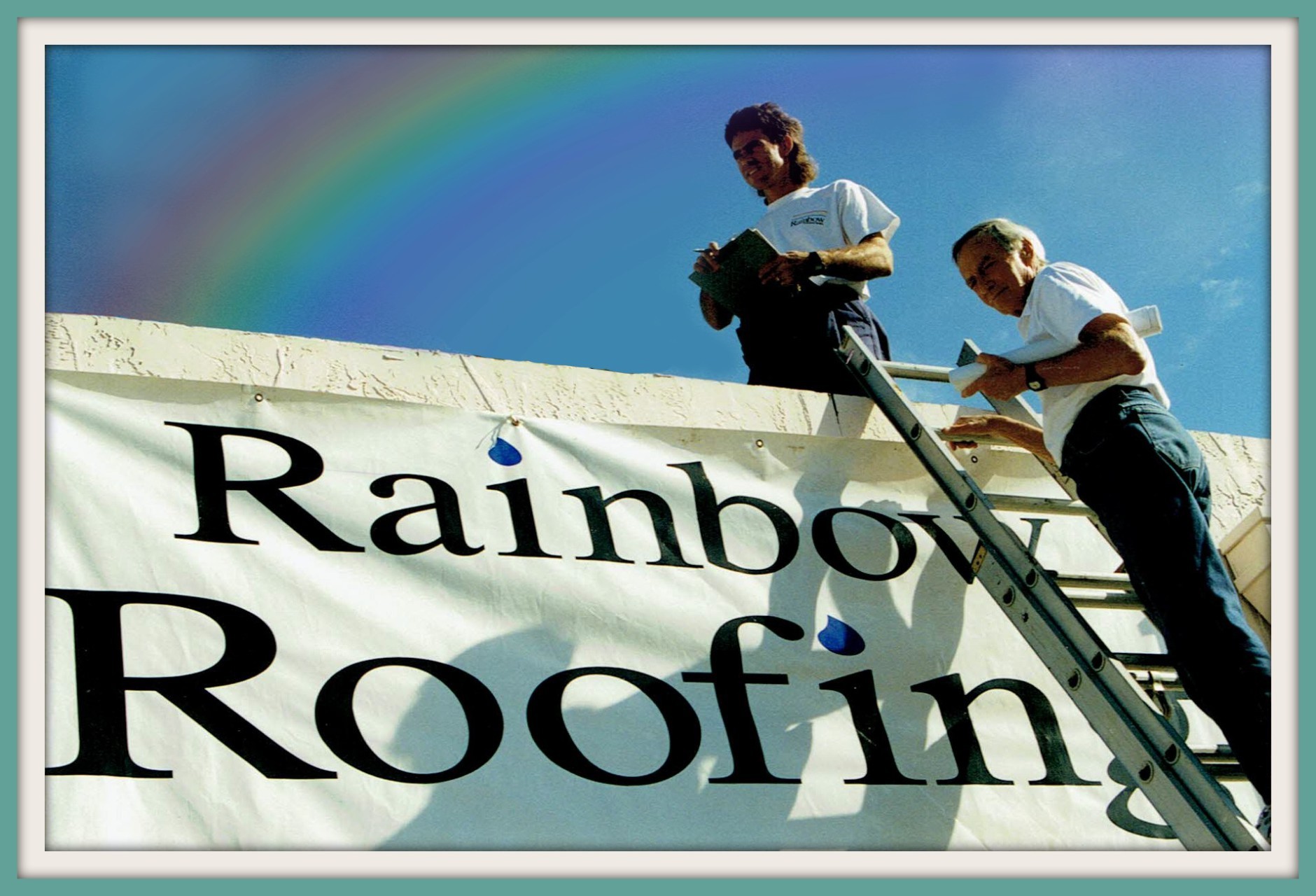 Building Rainbow Roofing with Dad